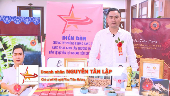 VINA Trầm Hương đạt Top 10 Sao Vàng Thương Hiệu Việt Nam 2023