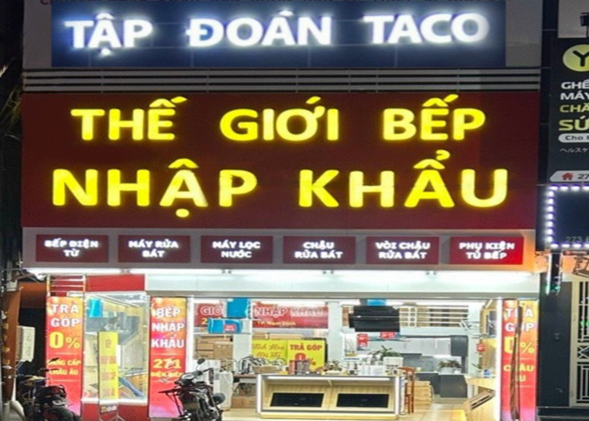 Bếp từ Taco - hãng bếp lớn nhất Nam Định từ thương hiệu nhập từ Đức