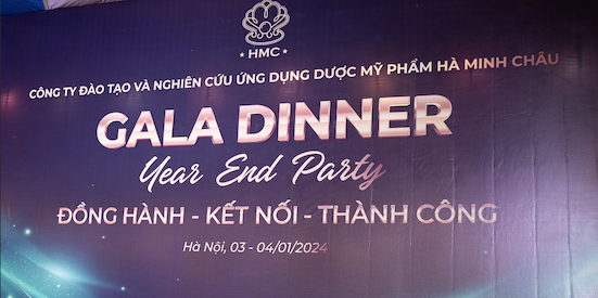 Tiệc Gala Dinner Công Ty Đào Tạo và Nghiên cứu Ứng dụng Dược MP Hà Minh Châu